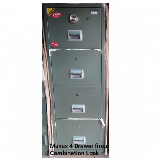 4 Drawer Fireproof Cabinet